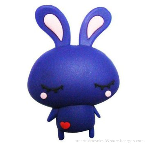 Cartoon USB Flash Drive/Free Customized Package/Printing, 3-year Warranty, 64MB-128GB, Grade A